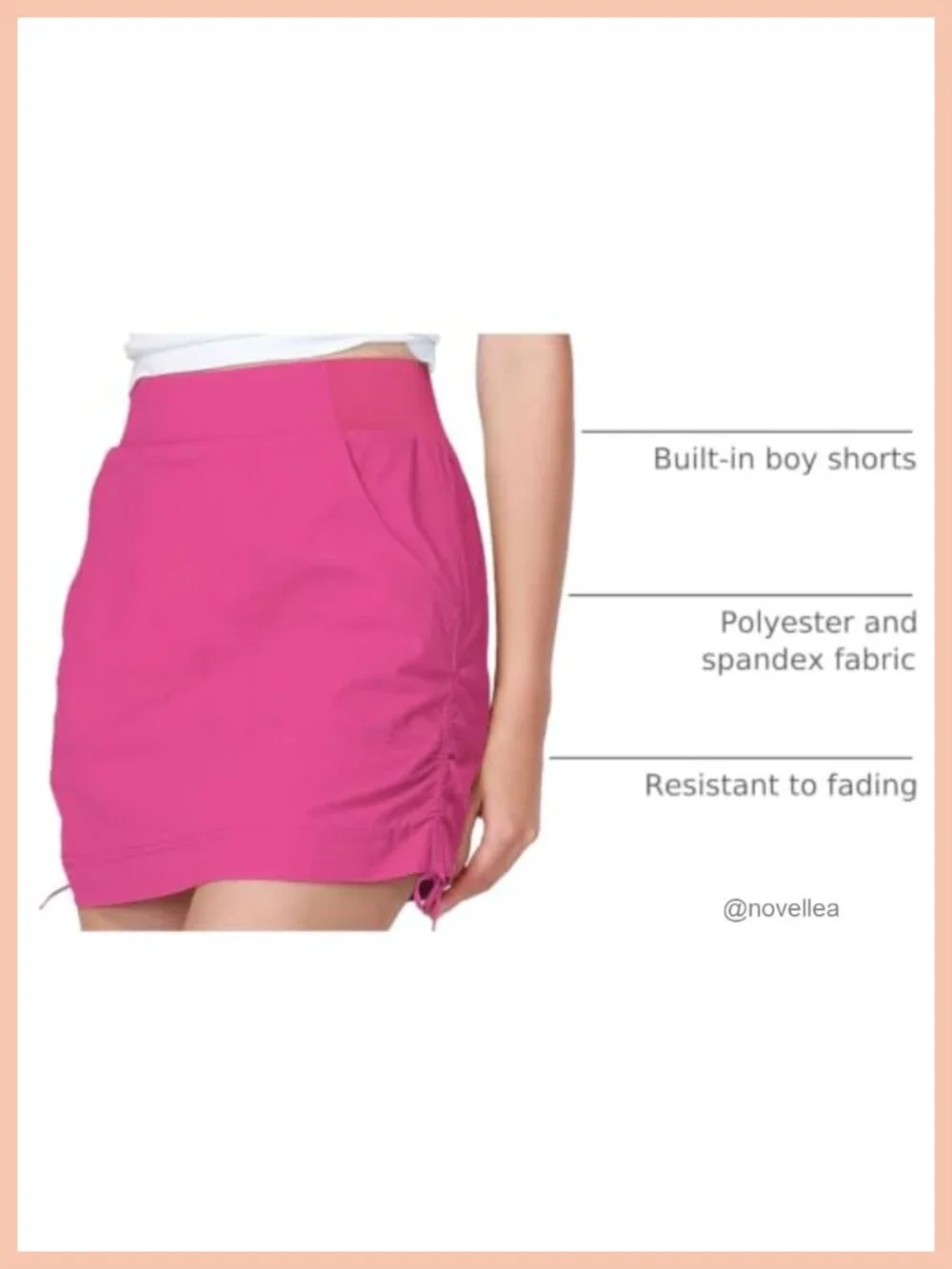 Women's Quick Dry Golf Skort Tummy Control with Pockets